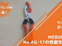 サボテン 芽キズ鋏MEBUKI改 No.AG-17の性能を解説【リンゴ･柑橘の芽キズに】 455
