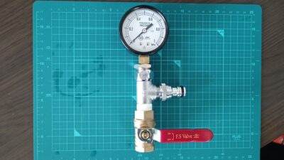 水道ホース対応の水圧計の簡単な作り方 252