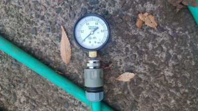 水道ホース対応の水圧計の簡単な作り方 249
